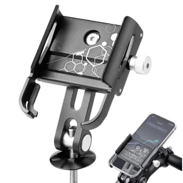 Soporte para teléfono de bicicleta con rotación de 360°