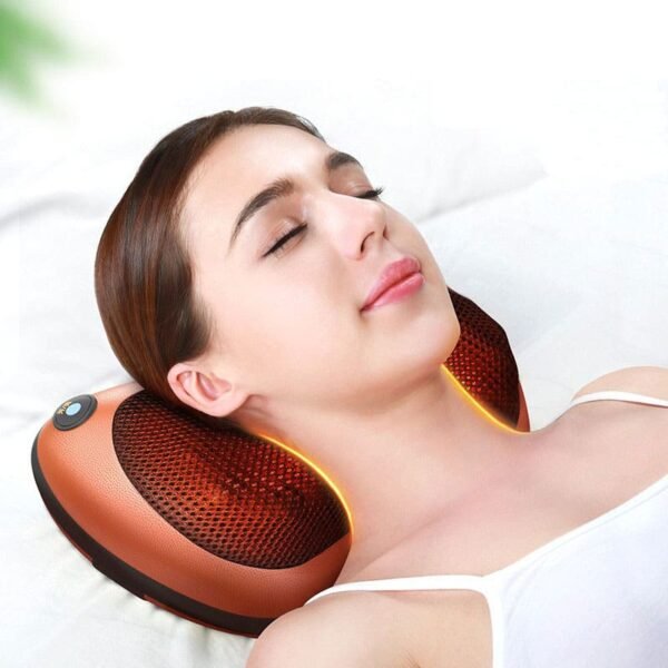 Cojín de masaje Shiatsu con cromoterapia – Coche y hogar