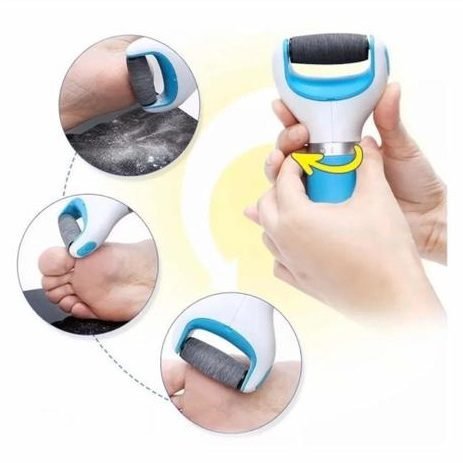 Exfoliante eléctrico para pies y talones, removedor de callos portátil
