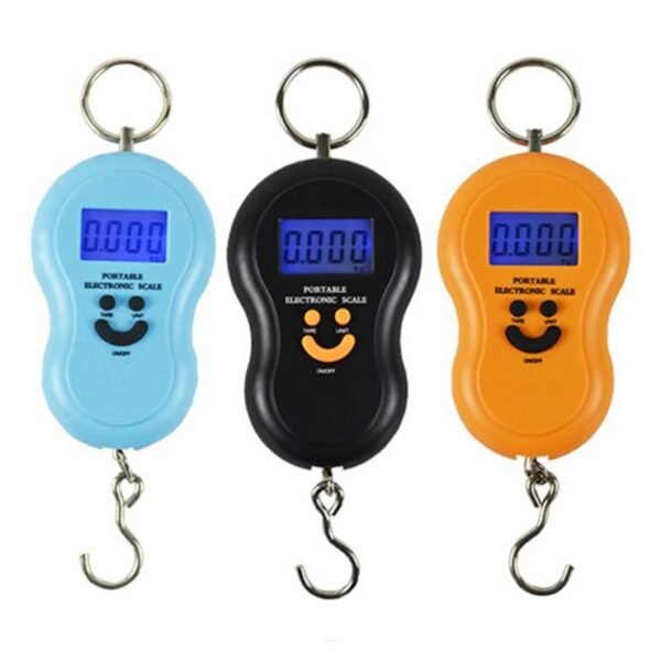 Báscula digital portátil de precisión para bolso de mano, maleta, para peces, hasta 50 kg