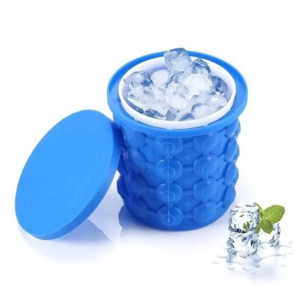 Mini cubo de hielo de silicona Magic Ice Genie portátil