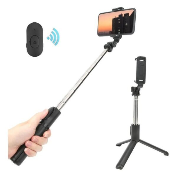 Palo selfie y trípode para smartphone y cámara digital