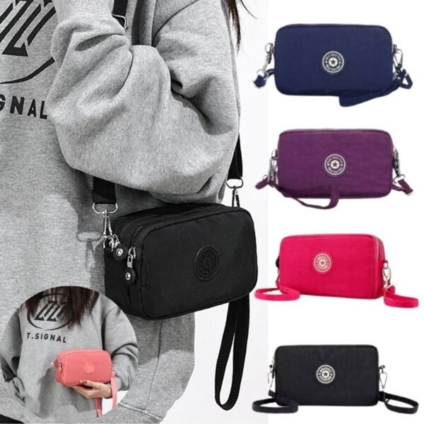 Bolso bandolera pequeño con 2 asas