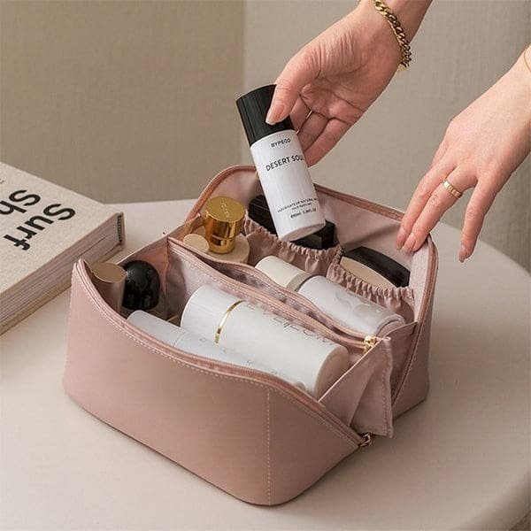 Neceser de mujer, organizador de maquillaje, viaje, TikTok