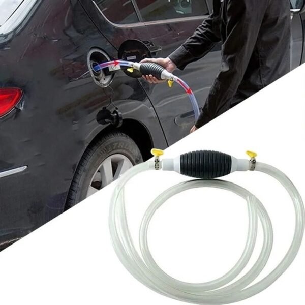 Bomba de succión manual para aspirar y extraer combustible