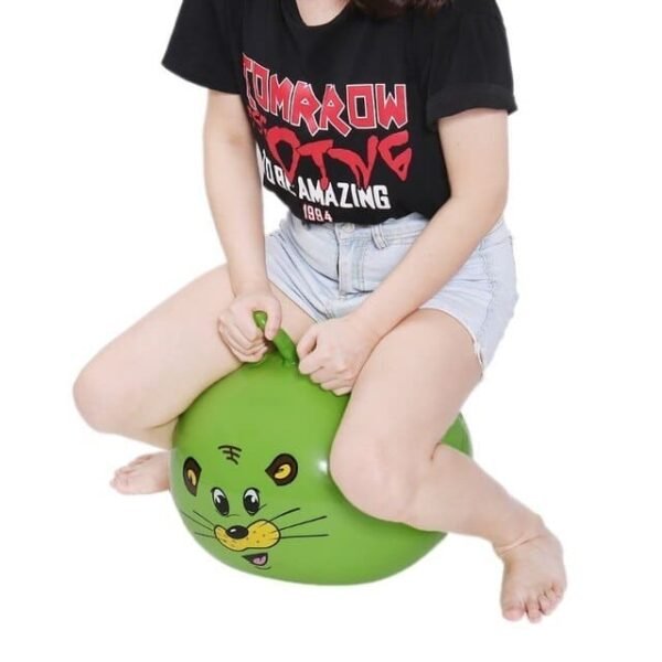 Pelota inflable para saltar con asa