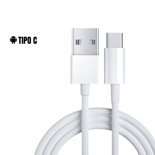 Cable de carga USB tipo C para Android (2 metros)