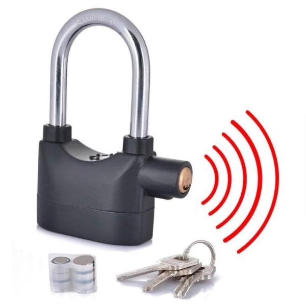Candado antirrobo con alarma