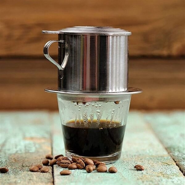Cafetera vietnamita con filtro y gotero para café gourmet barista