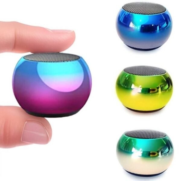 Mini altavoz Bluetooth TWS de metal amplificado con caja de sonido de 3 W