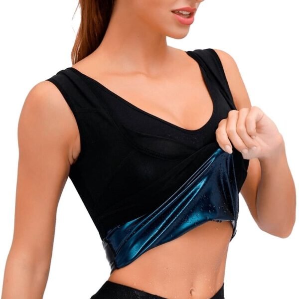 Camiseta térmica quema grasa y calorías con efecto sauna para mujer