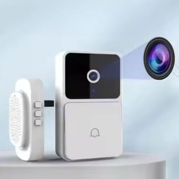 Timbre con intercomunicador inteligente con cámara y audio inalámbrico Wi-Fi