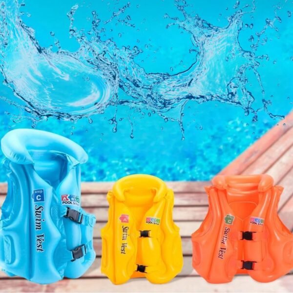 Chaleco inflable para piscina para niños