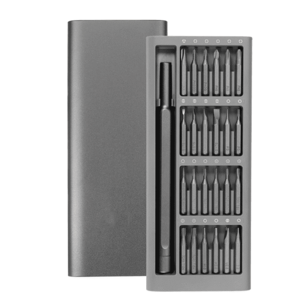 Juego de destornilladores magnéticos 25 en 1 para dispositivos electrónicos y teléfonos móviles