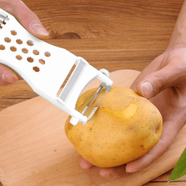 Pelador y rallador de frutas y verduras 5 en 1