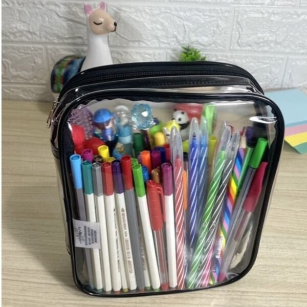 Estuche transparente