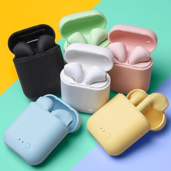 Auriculares inalámbricos Bluetooth Inpods i12 Mini con micrófono y colores mate