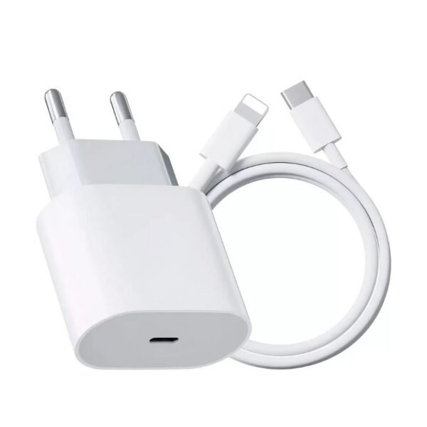 Fuente de alimentación USB-C + cable de carga Lightning para iPhone