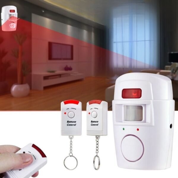 Kit de alarma inalámbrica para el hogar con sensor de presencia y control remoto