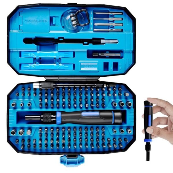 Kit de Destornilladores + Puntas Multifuncionales 152 Piezas