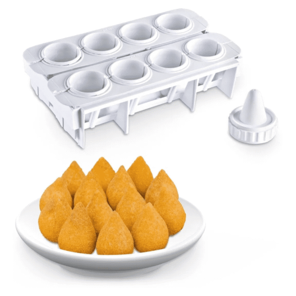Kit Forms Fábrica de Coxinhas Salty Shaper produce 8 Coxinhas