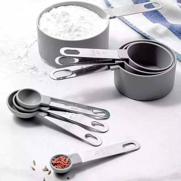Kit de cucharas medidoras de acero inoxidable (8 piezas)