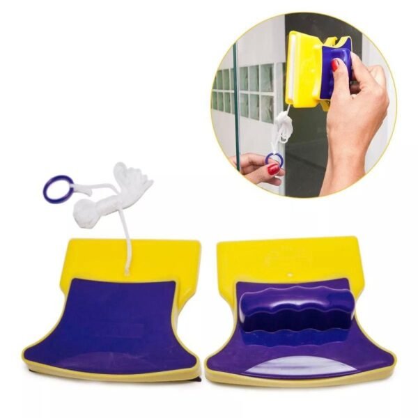 Limpiador de vidrios magnético para ventanas, acuarios, escurridor mágico, súper imán