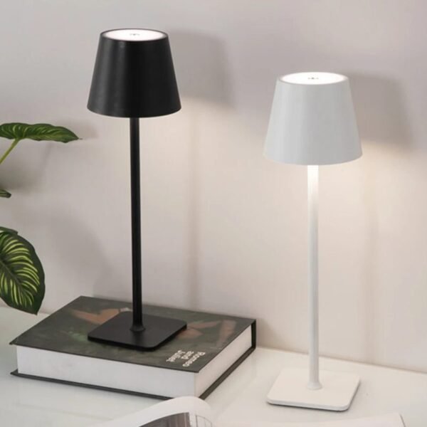 Lámpara de mesa LED táctil inalámbrica recargable