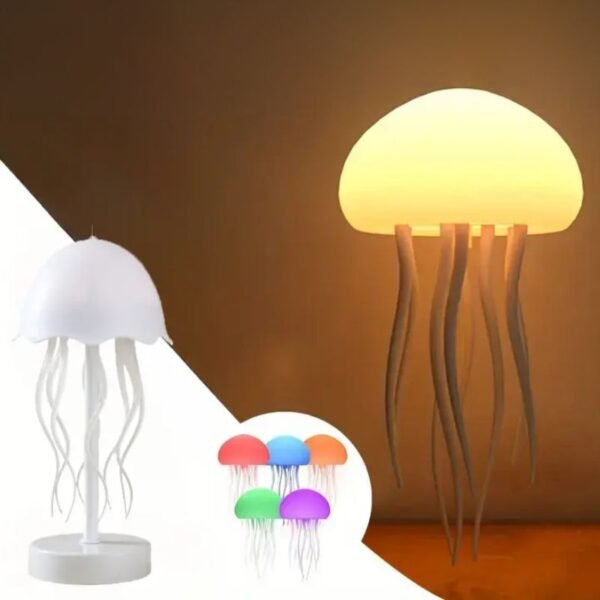 Lámpara de medusas de luz colorida