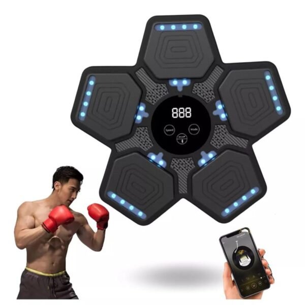 Máquina de boxeo musical electrónica inteligente de pared con música