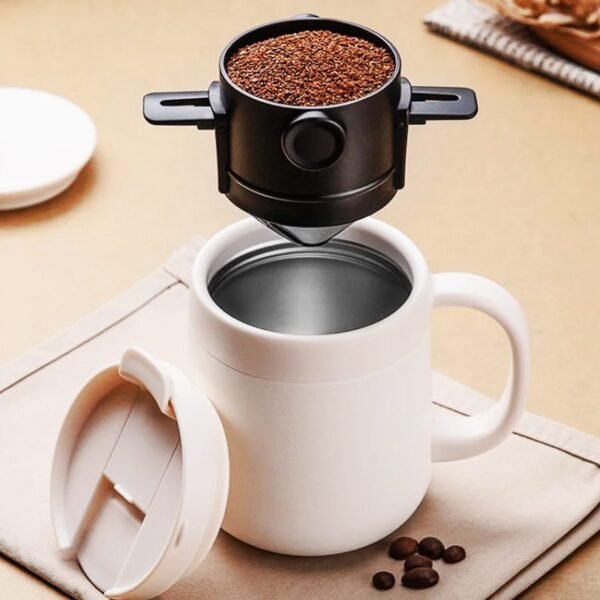 Mini filtro colador reutilizable para café y té