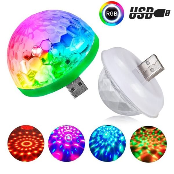 Mini luz estroboscópica mágica LED USB para teléfono móvil