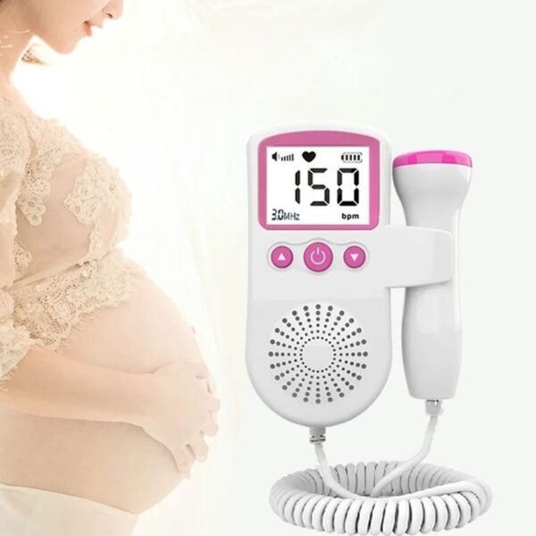Dispositivo de monitorización Doppler fetal para escuchar los latidos del corazón del bebé