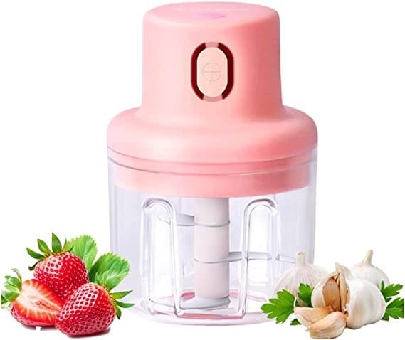Mini Procesador de Alimentos Eléctrico y Licuadora 250 ml