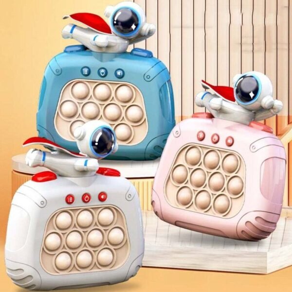 Juguete electrónico antiestrés Pop It con diseño de astronauta
