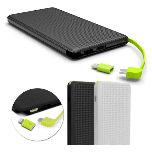 Cargador portátil universal de 10.000 mAh compatible con Android y iPhone