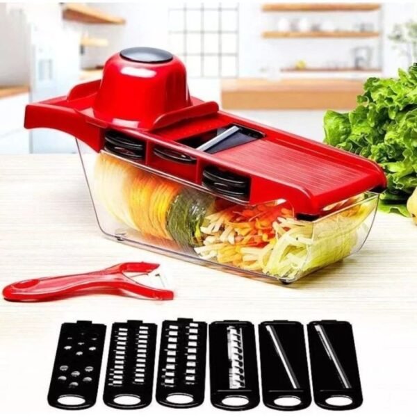 Cortador y rallador de verduras multifuncional 6 en 1 de Chef