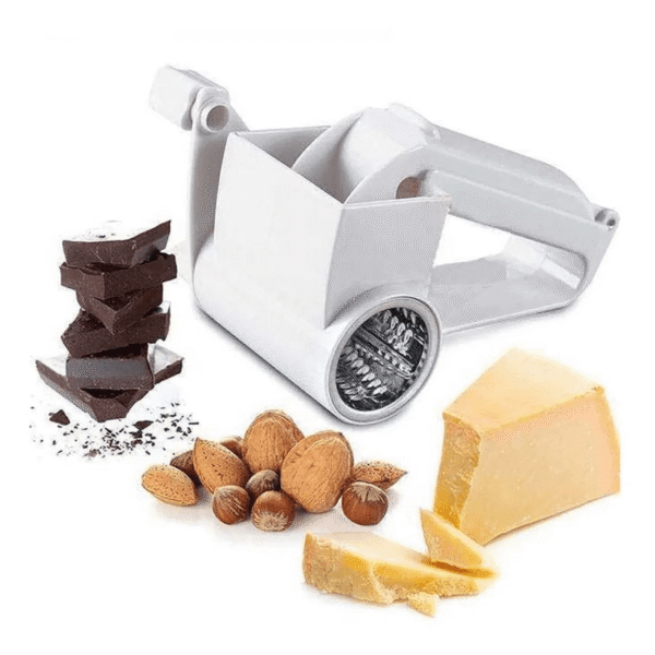 Rallador manual de queso, jamón, verduras y chocolate con manivela