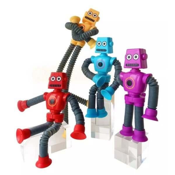 Robot de tubo flexible con LED