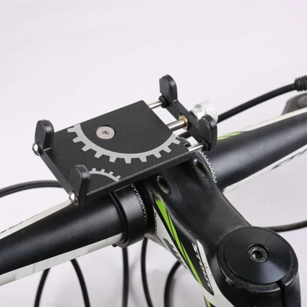 Soporte universal de aluminio para teléfono móvil para bicicleta y motocicleta