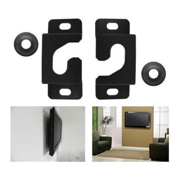 Soporte de pared fijo para televisores de 13” a 70” – Negro