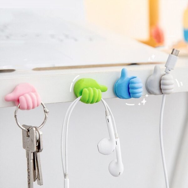 Soporte de gancho de alambre para teléfono celular y práctico gancho de pared