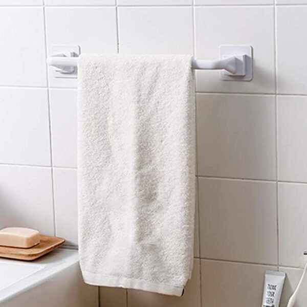 Toallero de pared de plástico autoadhesivo