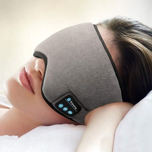 Parche para el ojo, máscara para dormir, auriculares Bluetooth