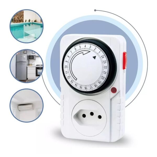 Temporizador mecánico analógico Bivolt 110V/220V
